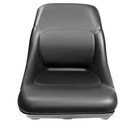 Aftermarket Black High Back Seat Fits Bobcat Industrial Construction 1600 2000 2400 241 6598809